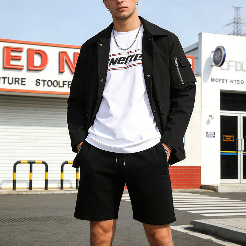 ⏳Time-Limited Special⏰Men's High-Stretch Sports Shorts – 3 Colors, M-4XL, Zippered Pockets 🏀