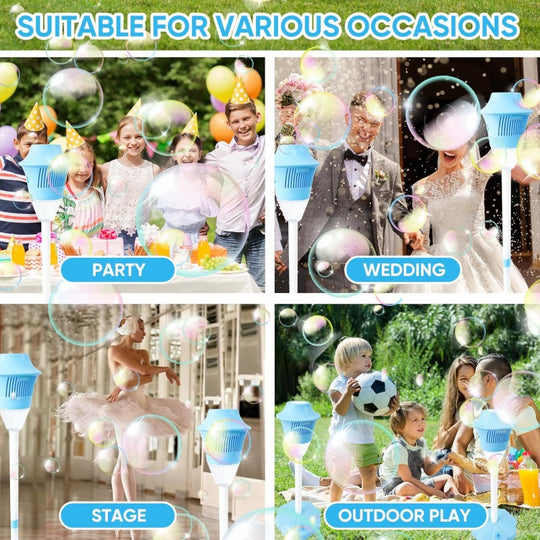 🥳2026 HOT SALE⚡ Automatic Handheld Bubble Machine for Kids – One-Touch Operation, Rich Bubbles & Portable Design