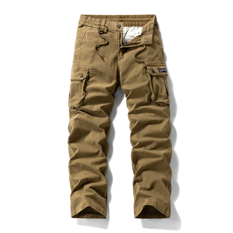 👖50% OFF!🛠️ Men's Cotton Cargo Tactical Pants – Multi-Pocket, Reinforced Construction & Adjustable Waist 🔧