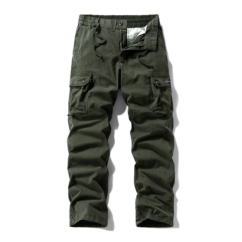👖50% OFF!🛠️ Men's Cotton Cargo Tactical Pants – Multi-Pocket, Reinforced Construction & Adjustable Waist 🔧