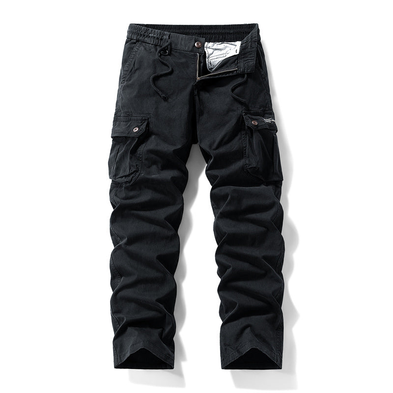 👖50% OFF!🛠️ Men's Cotton Cargo Tactical Pants – Multi-Pocket, Reinforced Construction & Adjustable Waist 🔧
