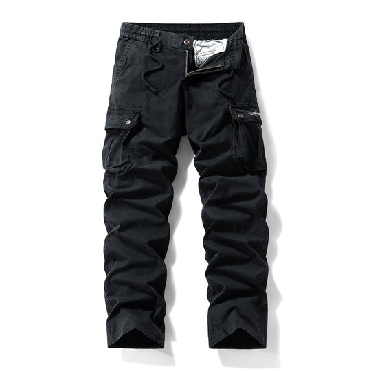 👖50% OFF!🛠️ Men's Cotton Cargo Tactical Pants – Multi-Pocket, Reinforced Construction & Adjustable Waist 🔧