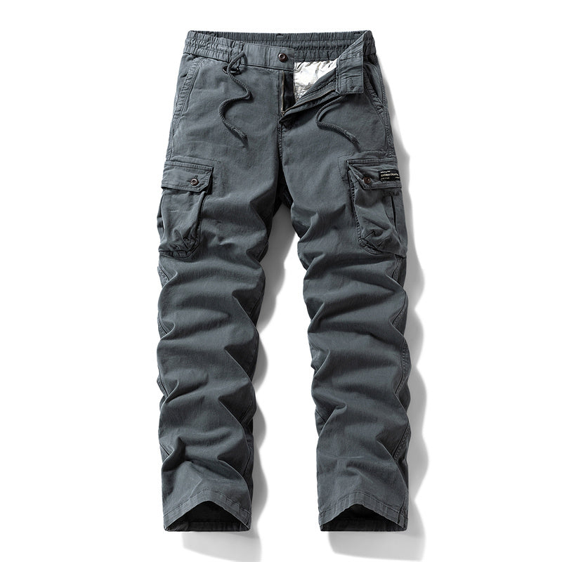 👖50% OFF!🛠️ Men's Cotton Cargo Tactical Pants – Multi-Pocket, Reinforced Construction & Adjustable Waist 🔧