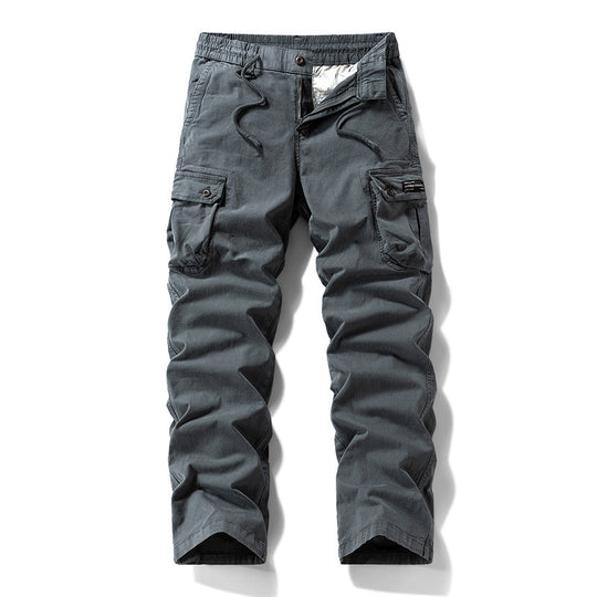 👖50% OFF!🛠️ Men's Cotton Cargo Tactical Pants – Multi-Pocket, Reinforced Construction & Adjustable Waist 🔧