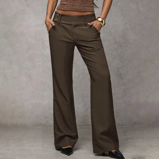 🌺💐Women's Elegant Flared Suit Pants – High-Waist Flattering Fit For Effortless Chic Style 🤍