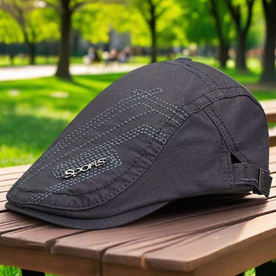 🧢 New arrival Sale🌬️ All-Season Breathable Classic Flat Cap – Ivy Design, Adjustable Fit & Versatile Colors 💼