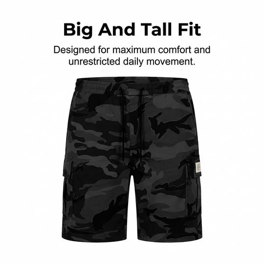 🩳 50% OFF NOW! ⏳ Men's Relaxed Fit Tactical Cargo Shorts – Multiple pockets, durable fabric & perfect for outdoor, work or daily wear 🔥
