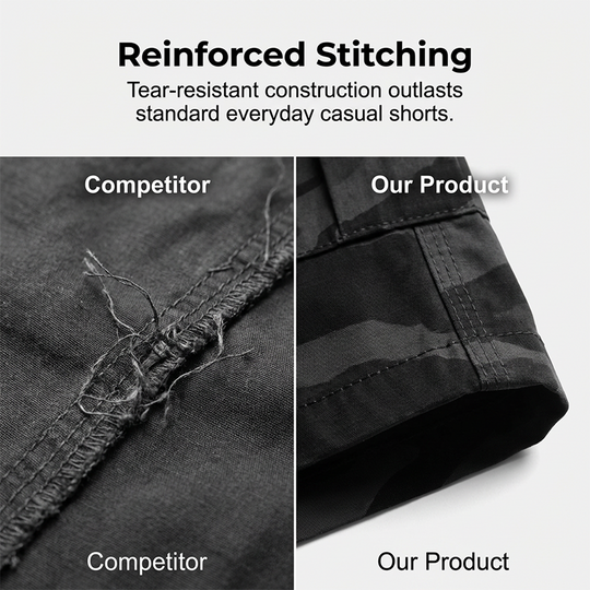 🩳 50% OFF NOW! ⏳ Men's Relaxed Fit Tactical Cargo Shorts – Multiple pockets, durable fabric & perfect for outdoor, work or daily wear 🔥