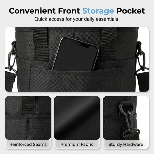 🔥4-Cup Drink Carrier Tote with Shoulder Strap