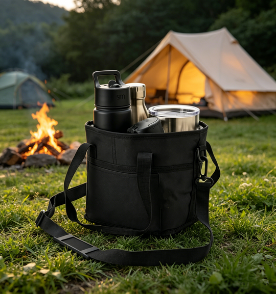 🔥4-Cup Drink Carrier Tote with Shoulder Strap
