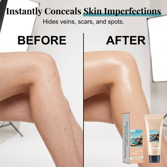 ✨ Buy 1 Get 1 FREE!🏖️ Waterproof Long-Lasting Body Perfector – Instant Leg Makeup & Skin Tone Corrector – No Streaks Formula 💃