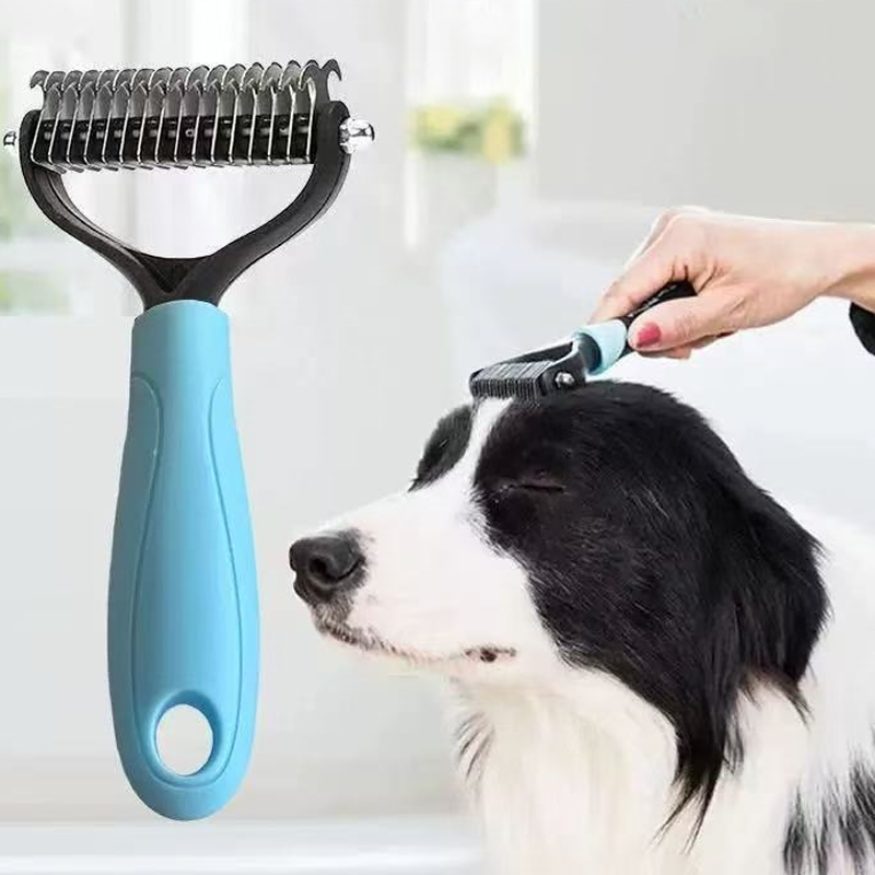🥳2026 HOT SALE🥳Dual-Sided Pet Grooming Comb for Dogs & Cats