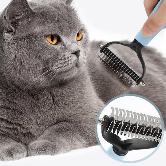 🥳2026 HOT SALE🥳Dual-Sided Pet Grooming Comb for Dogs & Cats