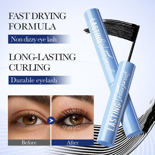 🥳2026 HOT SALE🥳✨ Buy 1 Get 1 Free! Waterproof Mascara – Advanced film tech, intense black. Perfect fanned effect, zero clumps. Lasts all day – no touch‑ups! 💪👩g-Lasting Waterproof Mascara