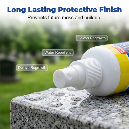 🏆LAST DAY SALE: ￡7.99!!  ⏰🎁Headstone Cleaning & Restoration Spray – Remove Stains Instantly