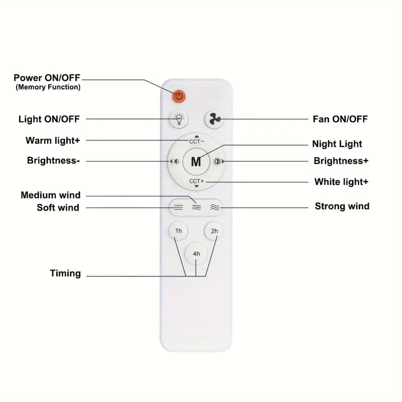 ⏳LAST DAY SALE 50% OFF🔥40W LED Ceiling Fan Light – 20.5” Ultra-Quiet with Remote 🎯 | E27 + FREE B22 Adapter 🔌 | For Bedroom 😴, Kitchen 👩‍🍳 & Garage 🛠️