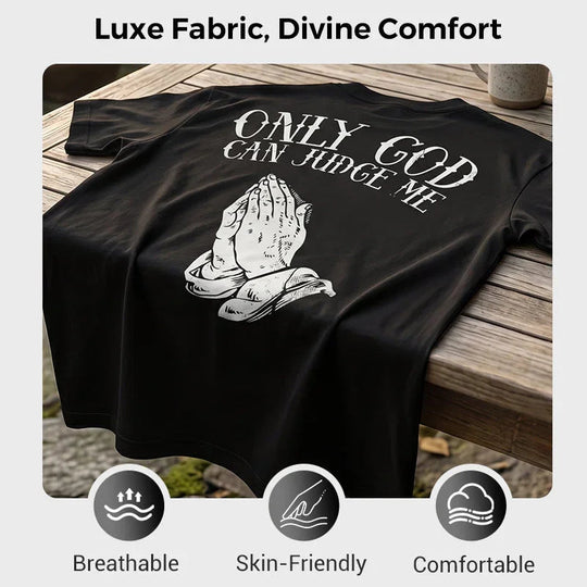 👕50% OFF!🙏Men's Praying Hands Graphic Tee – Cotton, Casual, Symbolic, Versatile ✨