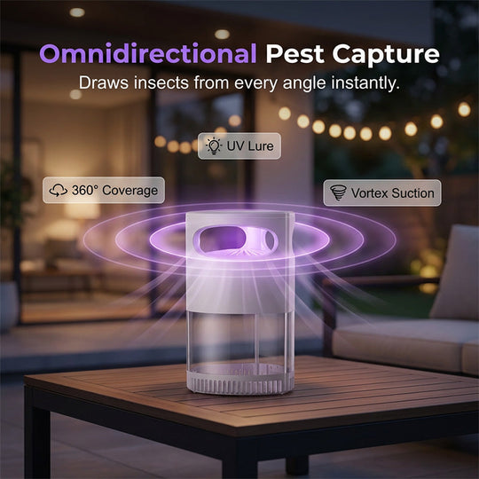 🔥2026 Hot Sale 🦟UV Mosquito Killer Lamp – quiet, USB, chemical-free. 50K+ sold! 🔇🌙