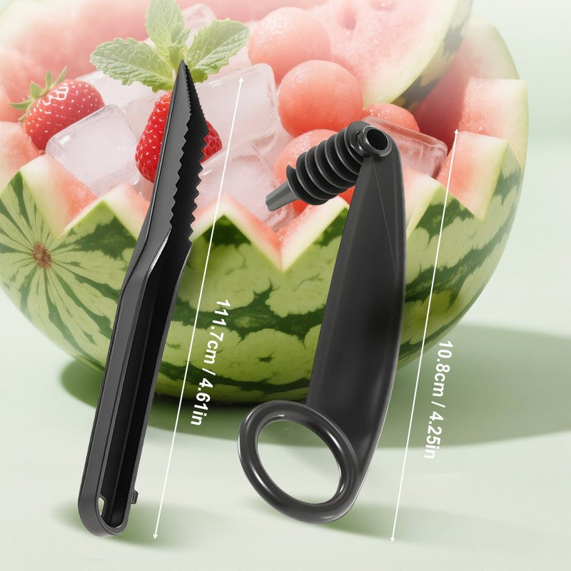 🥳2026 HOT SALE🥳Spiral and V Tool Duo for Fruit Decorating