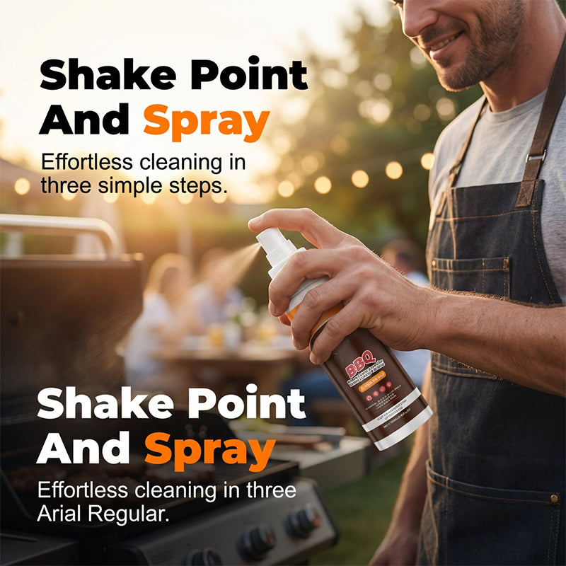 ✨ 2026 HOT SALE🎉Heavy-Duty BBQ Grill Cleaner Spray