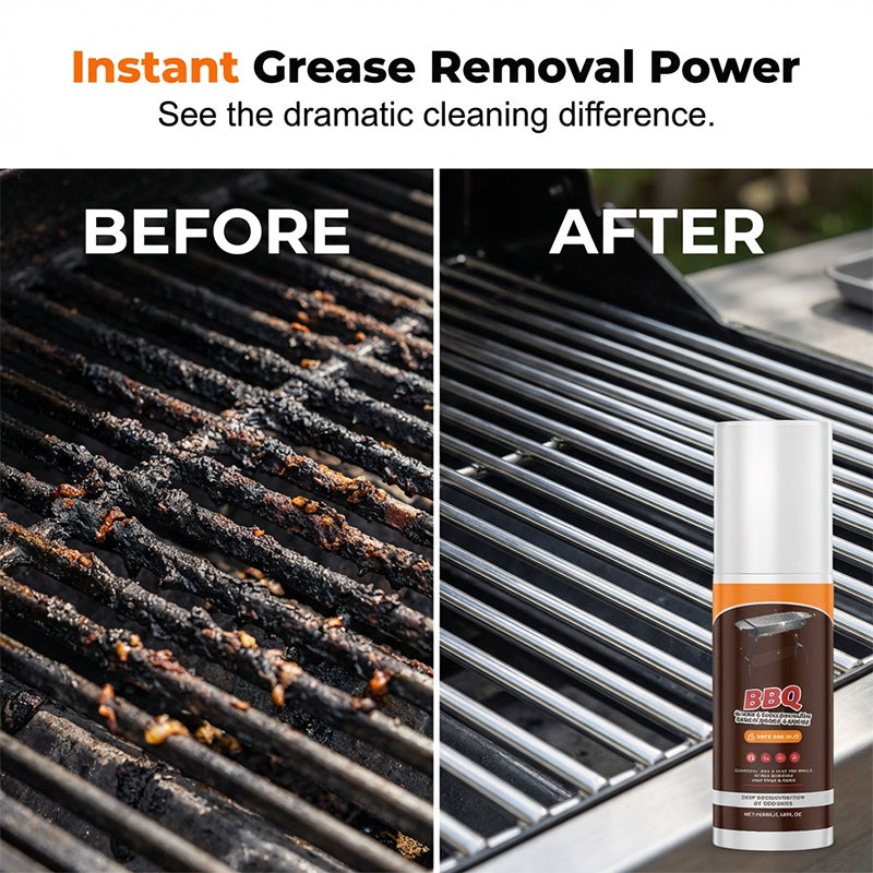 ✨ 2026 HOT SALE🎉Heavy-Duty BBQ Grill Cleaner Spray