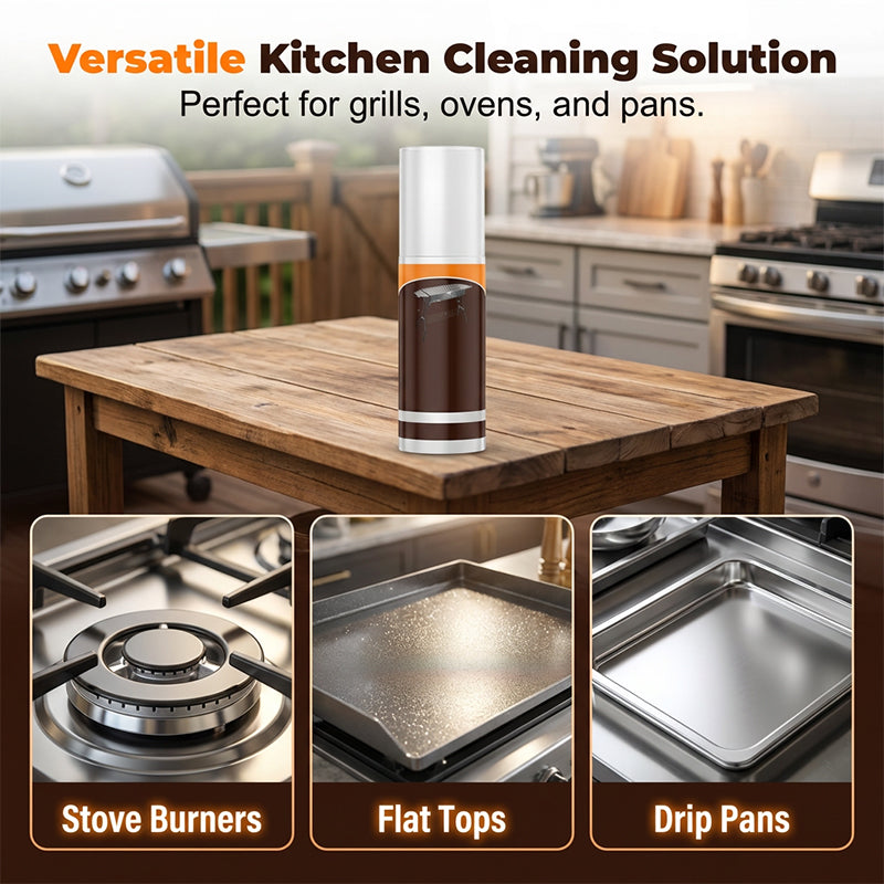 ✨ 2026 HOT SALE🎉Heavy-Duty BBQ Grill Cleaner Spray