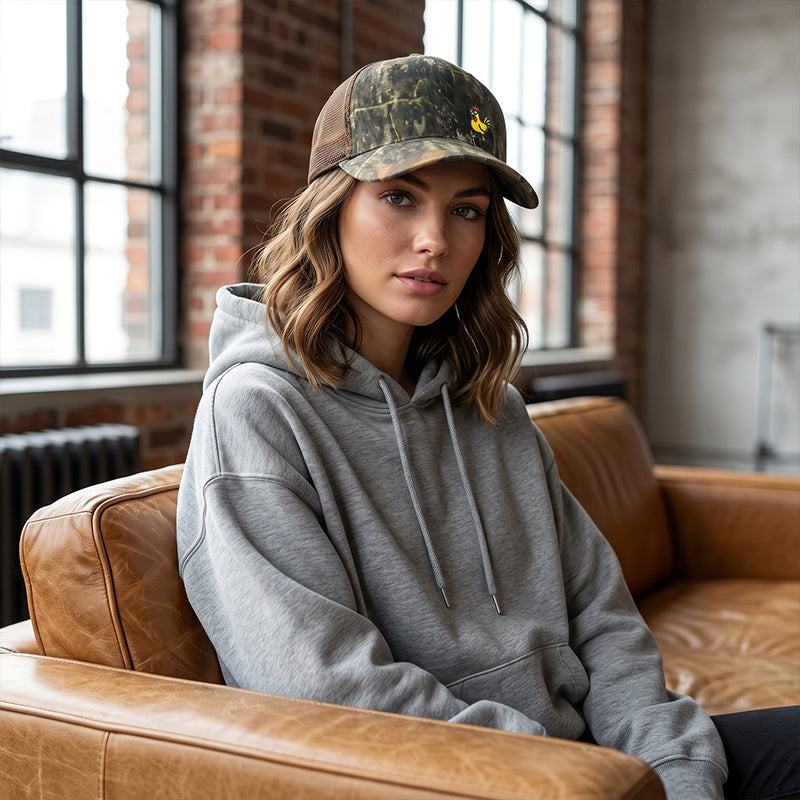 ⏳Time-Limited Special⏰Witty Chicken Embroidered Snapback Cap