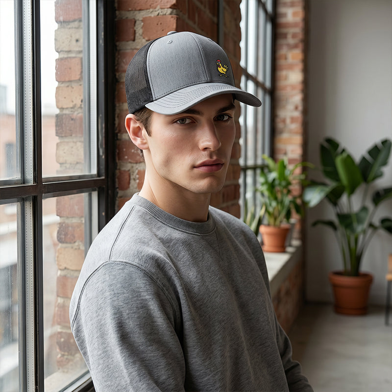 ⏳Time-Limited Special⏰Witty Chicken Embroidered Snapback Cap