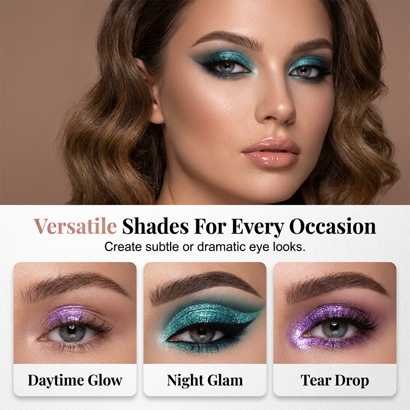 10-Color Set🌈Glitter & Glow Liquid Eyeshadow Set