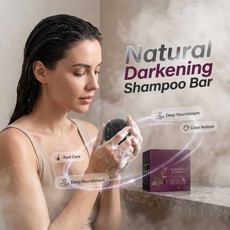 🎁New Arrival 2026 50K+ sold! 💥Hair Darkening Shampoo Bar for Gray Hair
