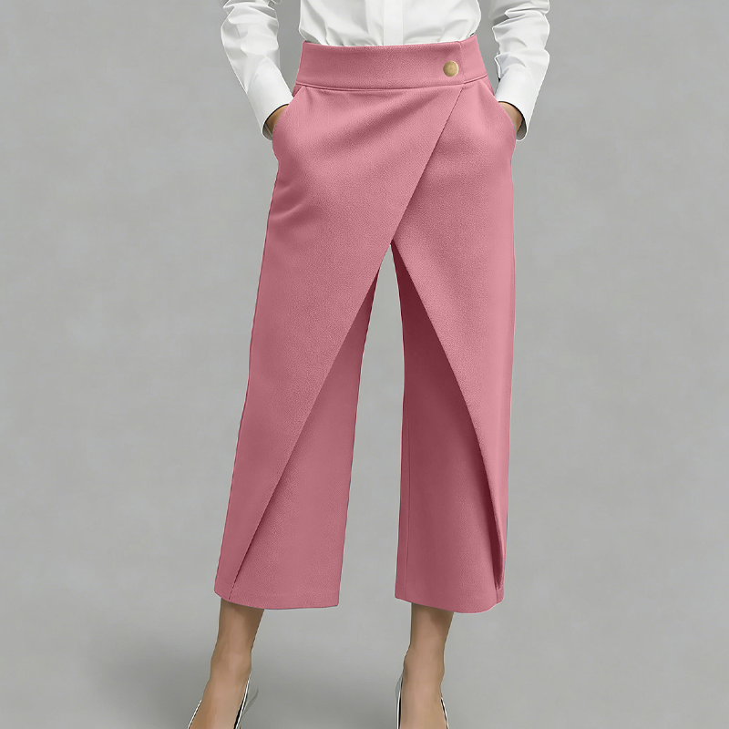 🥳2026 HOT SALE🥳 👖50% OFF! ☀️Women's Patchwork Cropped Casual Pants☀️☀️