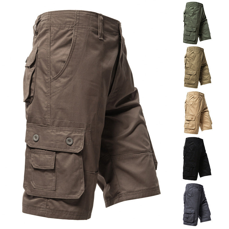 🩳 LIMITED-TIME 50% OFF! 💥 Men's Outdoor Casual Cargo Shorts – Multi-Pocket, Durable Cotton, Relaxed Fit ✨