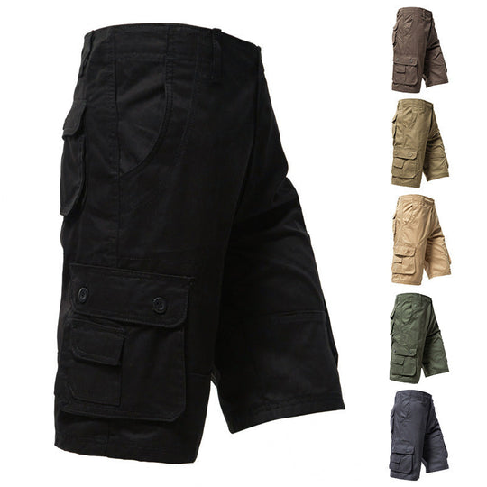 🩳 LIMITED-TIME 50% OFF! 💥 Men's Outdoor Casual Cargo Shorts – Multi-Pocket, Durable Cotton, Relaxed Fit ✨