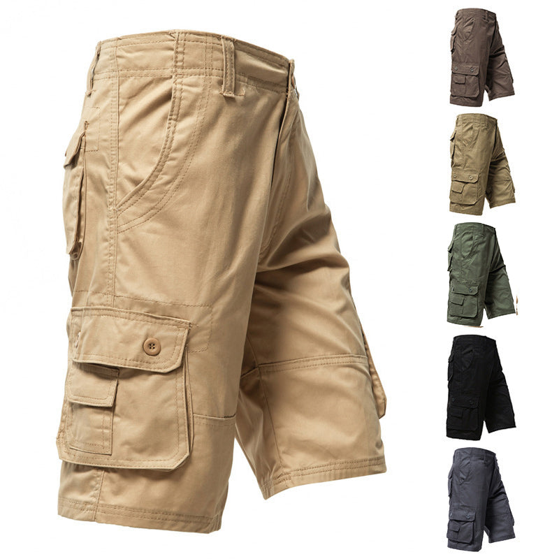 🩳 LIMITED-TIME 50% OFF! 💥 Men's Outdoor Casual Cargo Shorts – Multi-Pocket, Durable Cotton, Relaxed Fit ✨