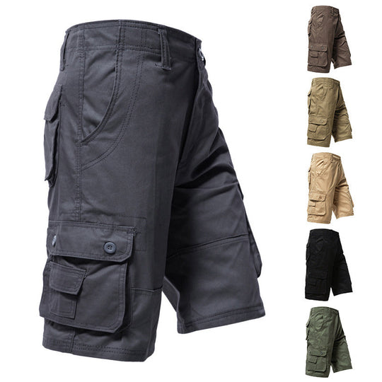 🩳 LIMITED-TIME 50% OFF! 💥 Men's Outdoor Casual Cargo Shorts – Multi-Pocket, Durable Cotton, Relaxed Fit ✨