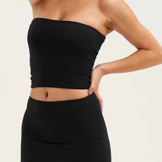 💕Women’s Soft Solid Strapless Tube Top