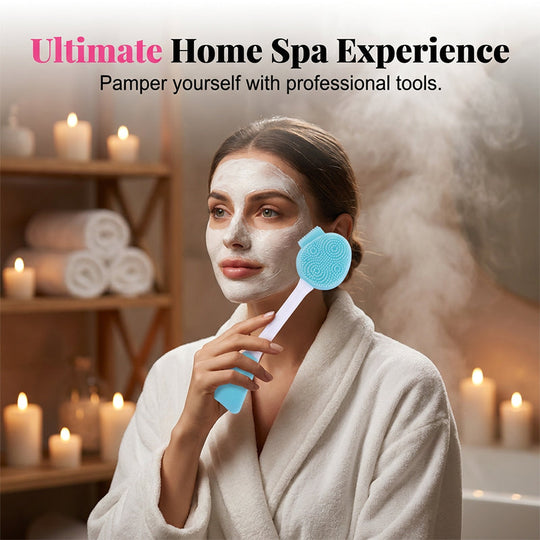 🔥2026 HOT SALE💞50K+ SOLD!⚡Dual-Ended Silicone Face Mask Applicator Brush