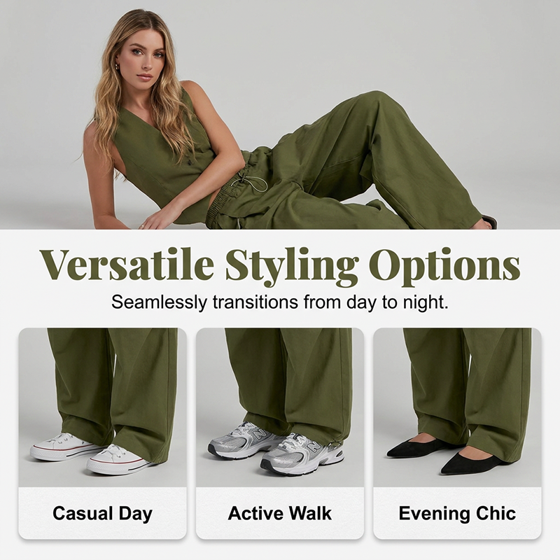 👖 50% OFF NOW! 🏆 Voluminous Pleated Lantern Trousers – Flowy, Elegant & Wide-Leg – Perfect For A Chic Summer Look Or Formal Occasion ✨