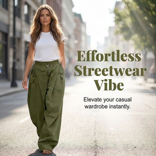 👖 50% OFF NOW! 🏆 Voluminous Pleated Lantern Trousers – Flowy, Elegant & Wide-Leg – Perfect For A Chic Summer Look Or Formal Occasion ✨