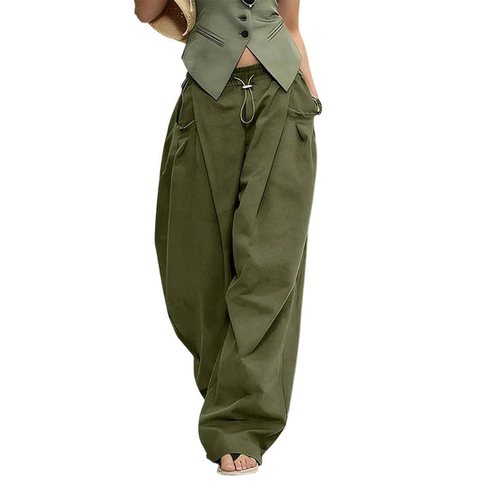 👖 50% OFF NOW! 🏆 Voluminous Pleated Lantern Trousers – Flowy, Elegant & Wide-Leg – Perfect For A Chic Summer Look Or Formal Occasion ✨