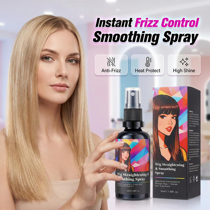 🏆 Last Day Special Price ! 🔥Wig Straightening & Smoothing Spray
