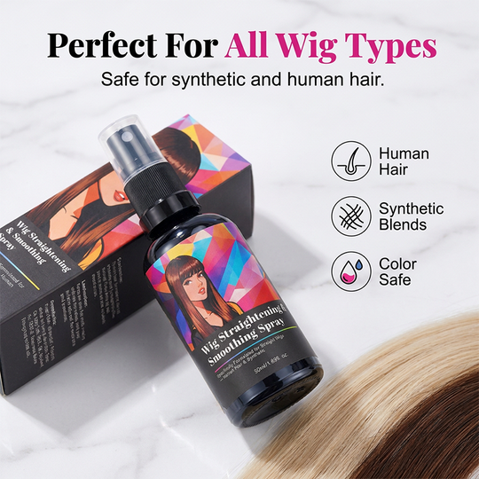 🏆 Last Day Special Price ! 🔥Wig Straightening & Smoothing Spray