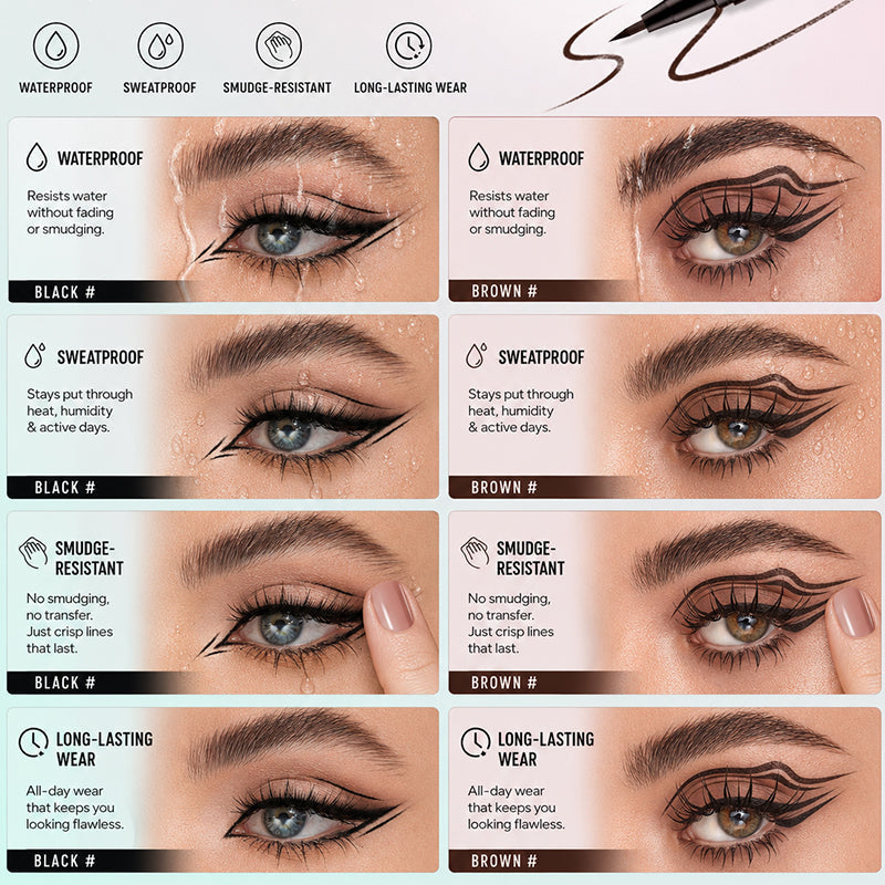 💝Last Day-Buy 1 Get 1 Free!💥Waterproof Liquid Eyeliner Pen