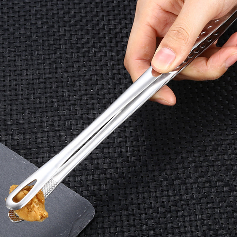 🏆 Last Day Special Price £9.99 ! 🔥Buy 2 Get 1 Free🎁28cm Super Long Stainless Steel Grill Tongs