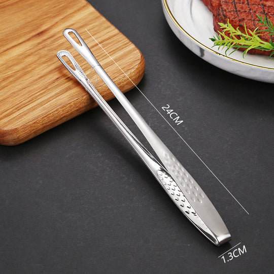 🏆 Last Day Special Price £9.99 ! 🔥Buy 2 Get 1 Free🎁28cm Super Long Stainless Steel Grill Tongs