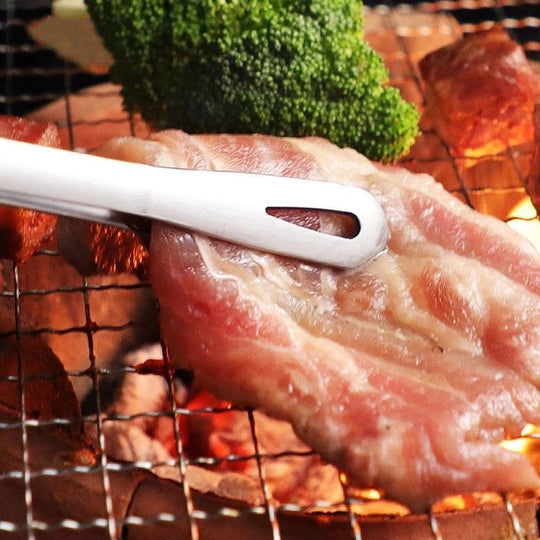 🏆 Last Day Special Price £9.99 ! 🔥Buy 2 Get 1 Free🎁28cm Super Long Stainless Steel Grill Tongs
