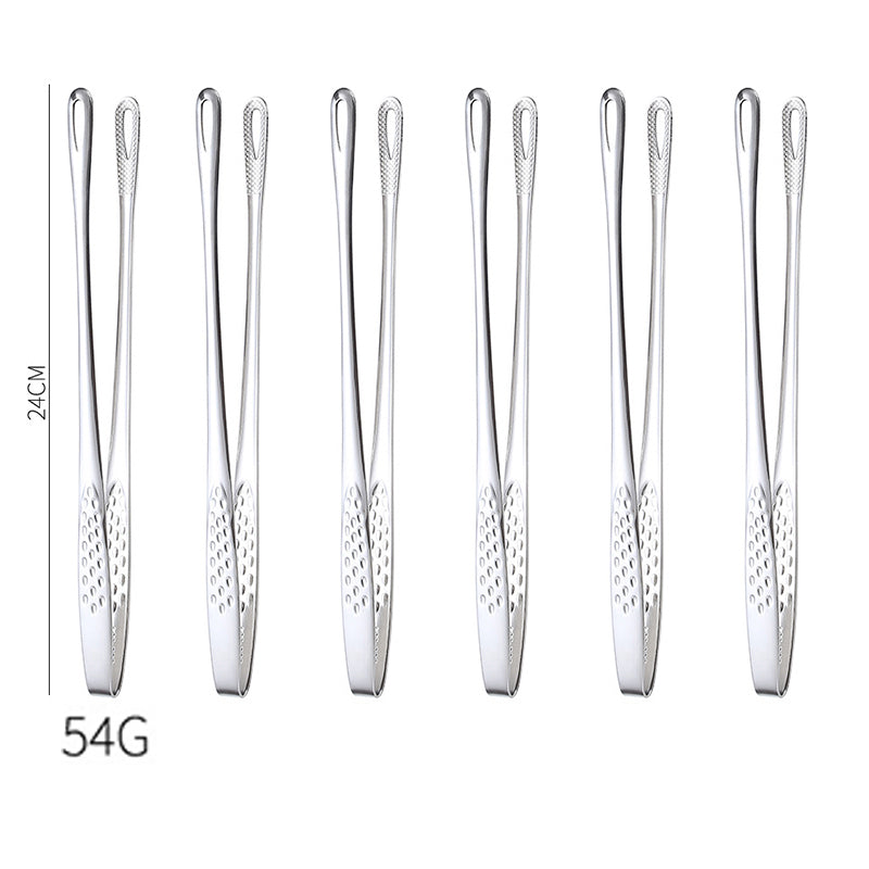 🏆 Last Day Special Price £9.99 ! 🔥Buy 2 Get 1 Free🎁28cm Super Long Stainless Steel Grill Tongs