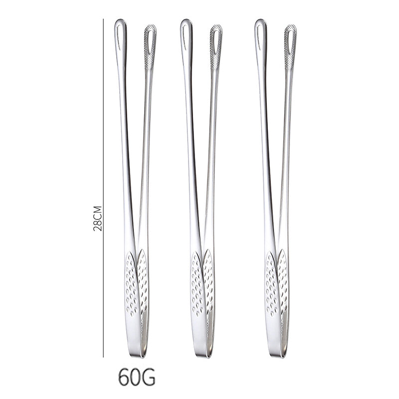 🏆 Last Day Special Price £9.99 ! 🔥Buy 2 Get 1 Free🎁28cm Super Long Stainless Steel Grill Tongs