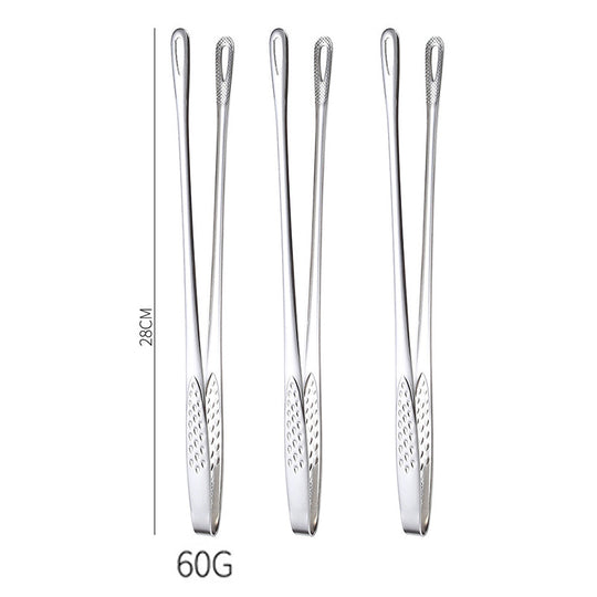 🏆 Last Day Special Price £9.99 ! 🔥Buy 2 Get 1 Free🎁28cm Super Long Stainless Steel Grill Tongs