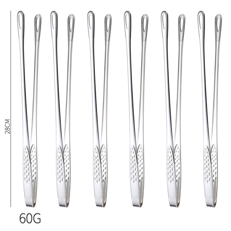 🏆 Last Day Special Price £9.99 ! 🔥Buy 2 Get 1 Free🎁28cm Super Long Stainless Steel Grill Tongs